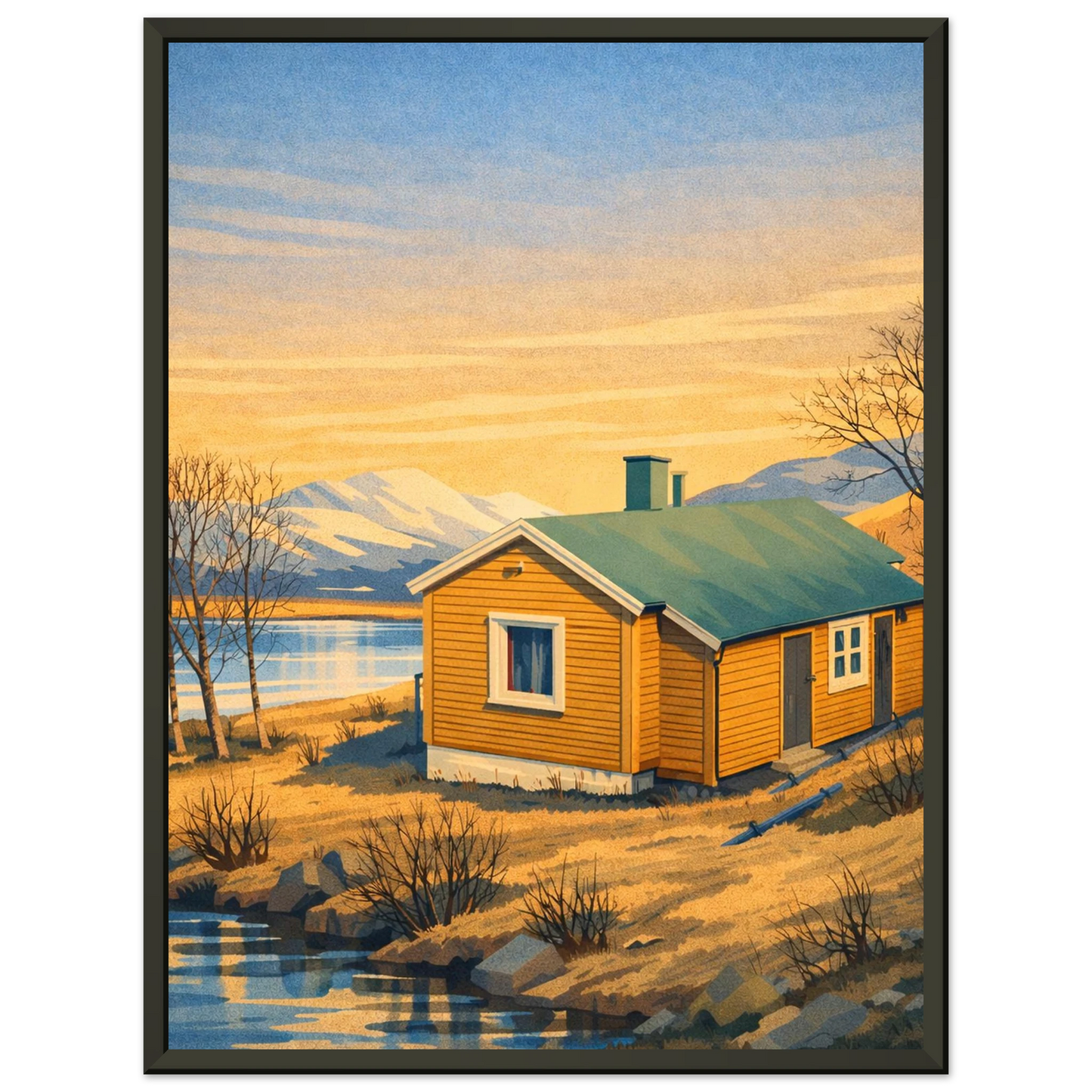 Motivet Helgeland- Huske passer perfekt som veggplakat.
