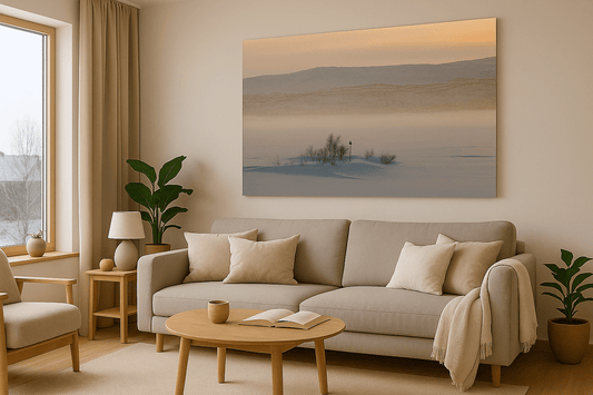 Vinterens stillhet – Nordisk minimalisme-Raudvatnet