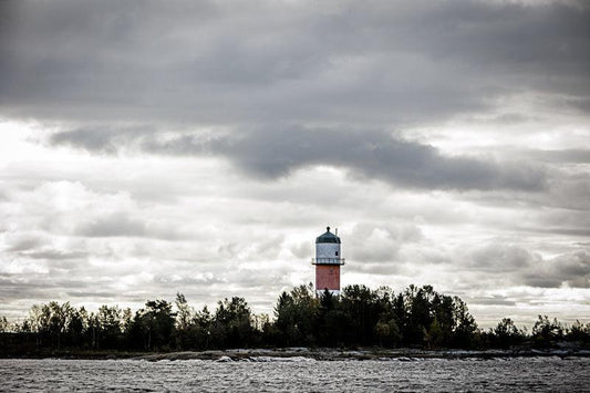 Fjärdgrund fyr – maritimt veggbilde