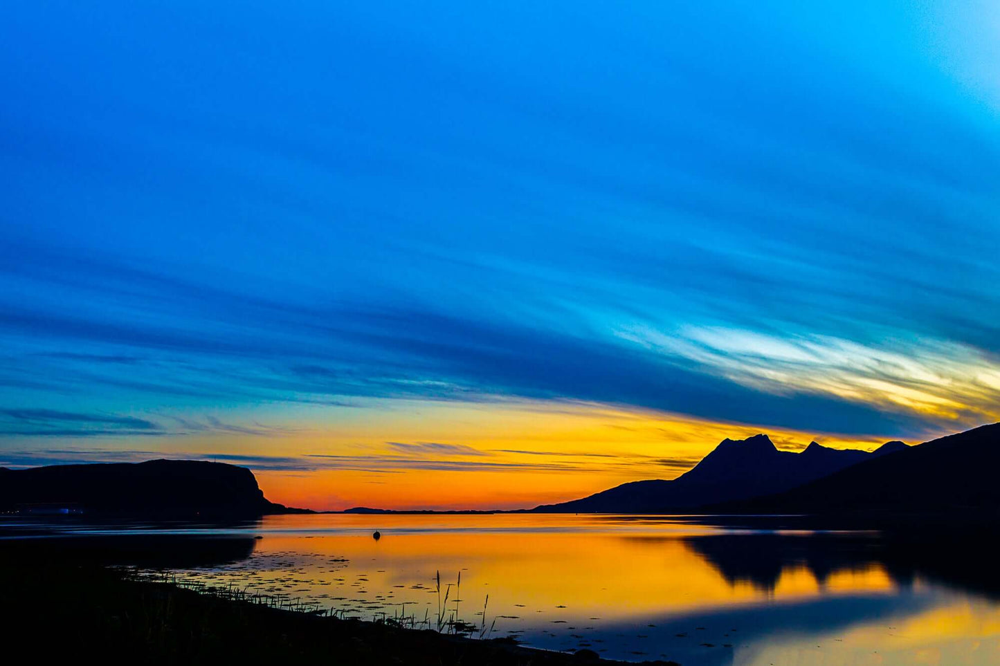 Hugla og Tomma solnedgang