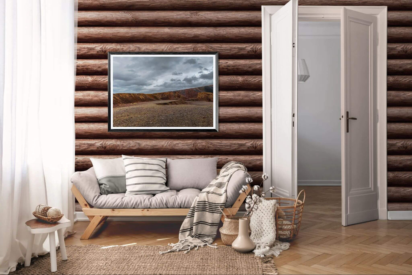 Røros Slagghauger – unikt veggbilde med historie og karakter