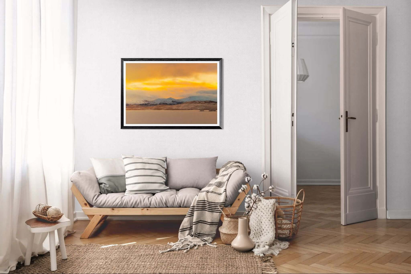 Raudvatnet solnedgang over fjell – Fotofryd