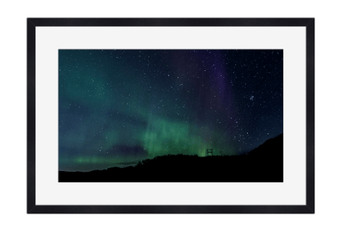 Nordlys på sjonfjellet