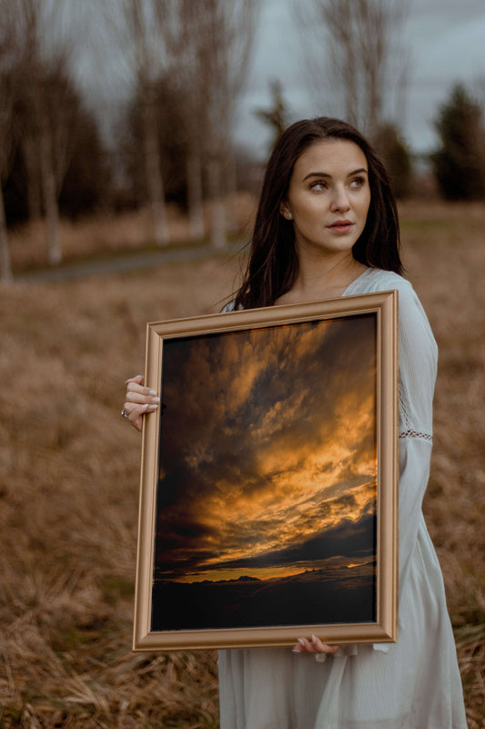 Raudvatnet solnedgang – Fotokunst fra Helgeland | Fotofryd.no