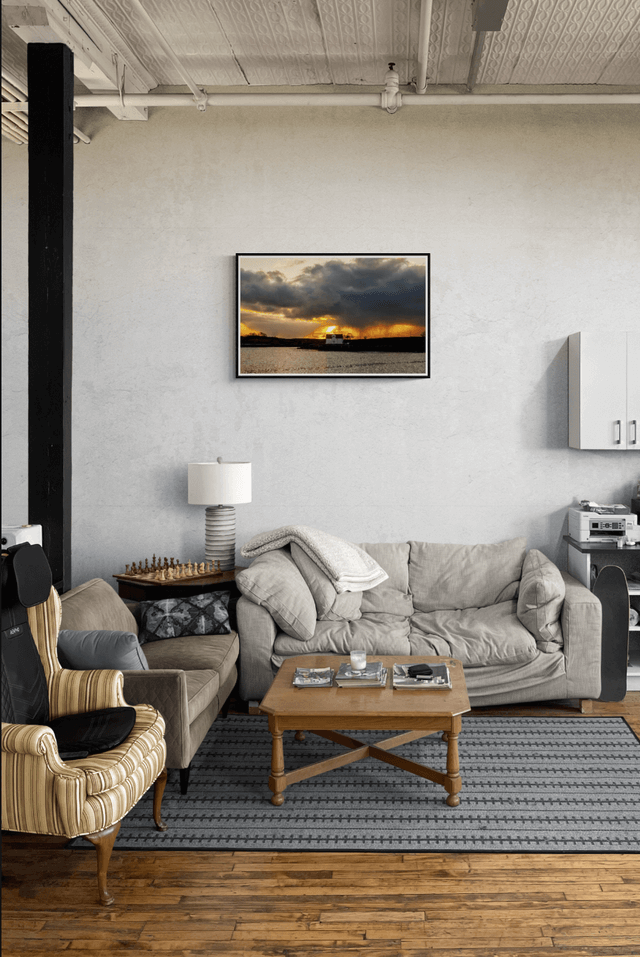 Dramatisk himmel over kysten – Fotokunst fra Fotofryd.no