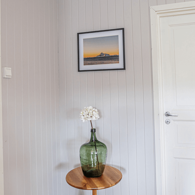 Hestmannen i solnedgang