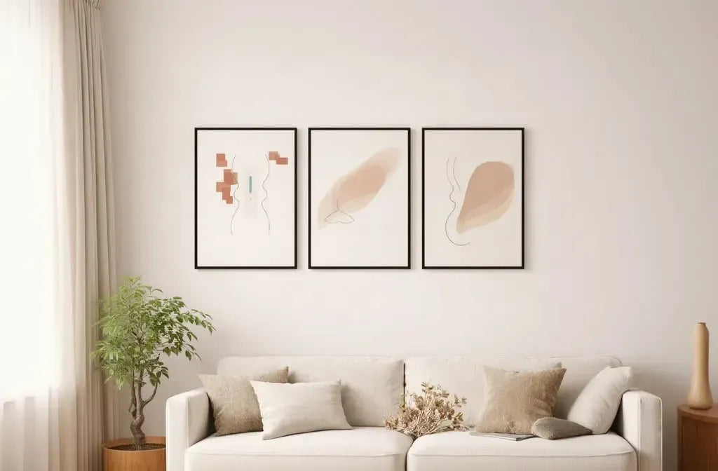 Abstract art wall