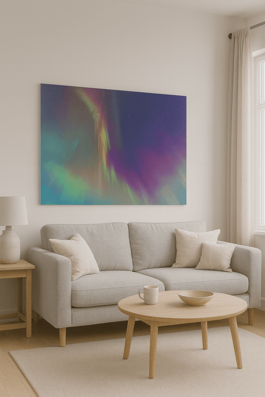 Magisk nordlys – kunst til hjemmet