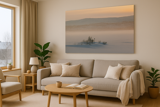 Vinterens stillhet – Nordisk minimalisme-Raudvatnet