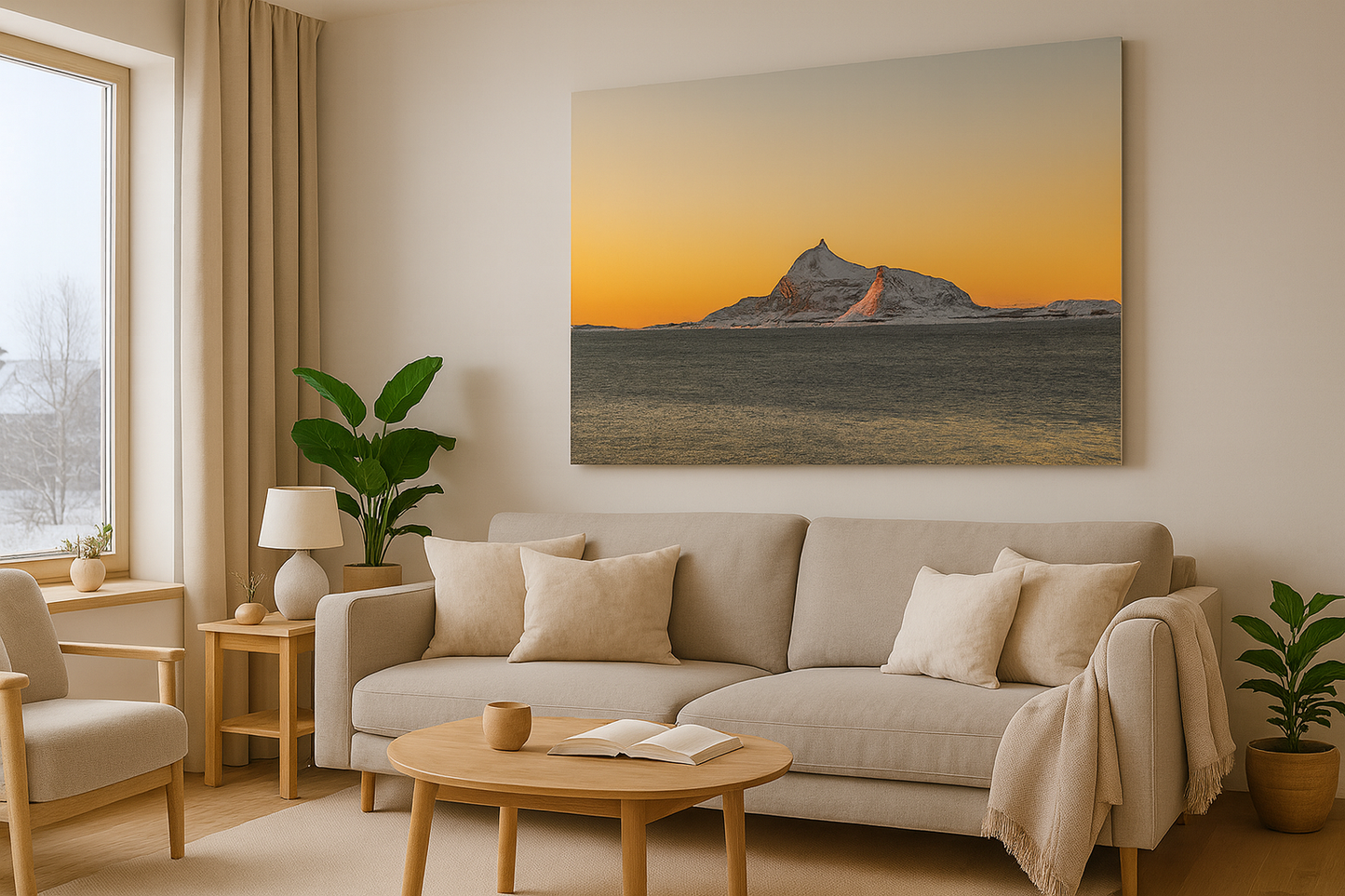 Hestmannen i solnedgang