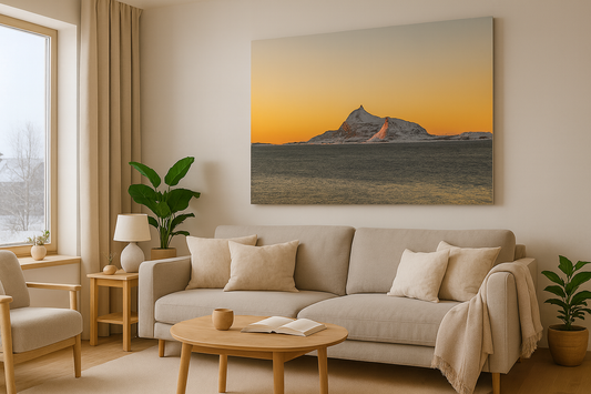 Hestmannen i solnedgang