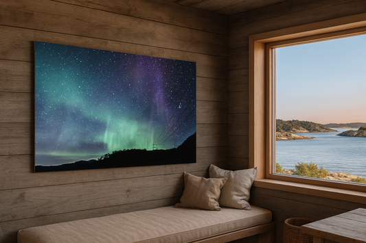 Nordlys på sjonfjellet