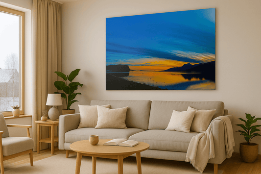 Hugla og Tomma solnedgang