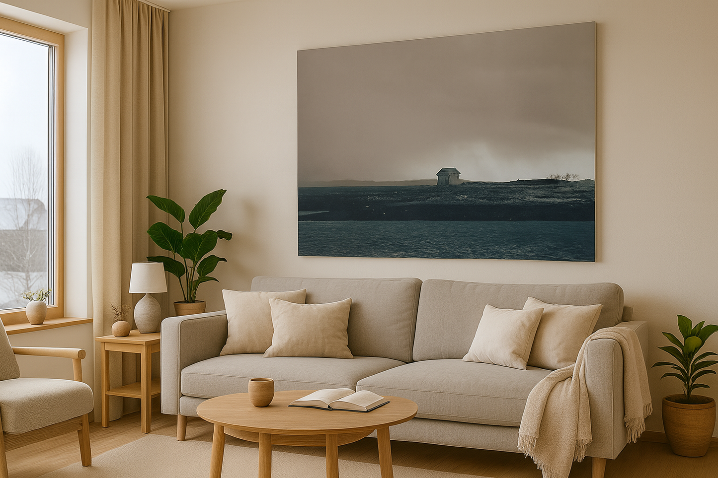 Ensom hytte – Mystisk kystlandskap