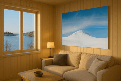 Fjellro – et fotografi som bringer naturens stillhet inn i stua.