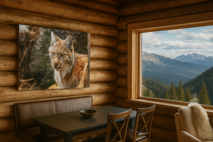 Vill eleganse – gaupe i naturen som kunst i hjemmet