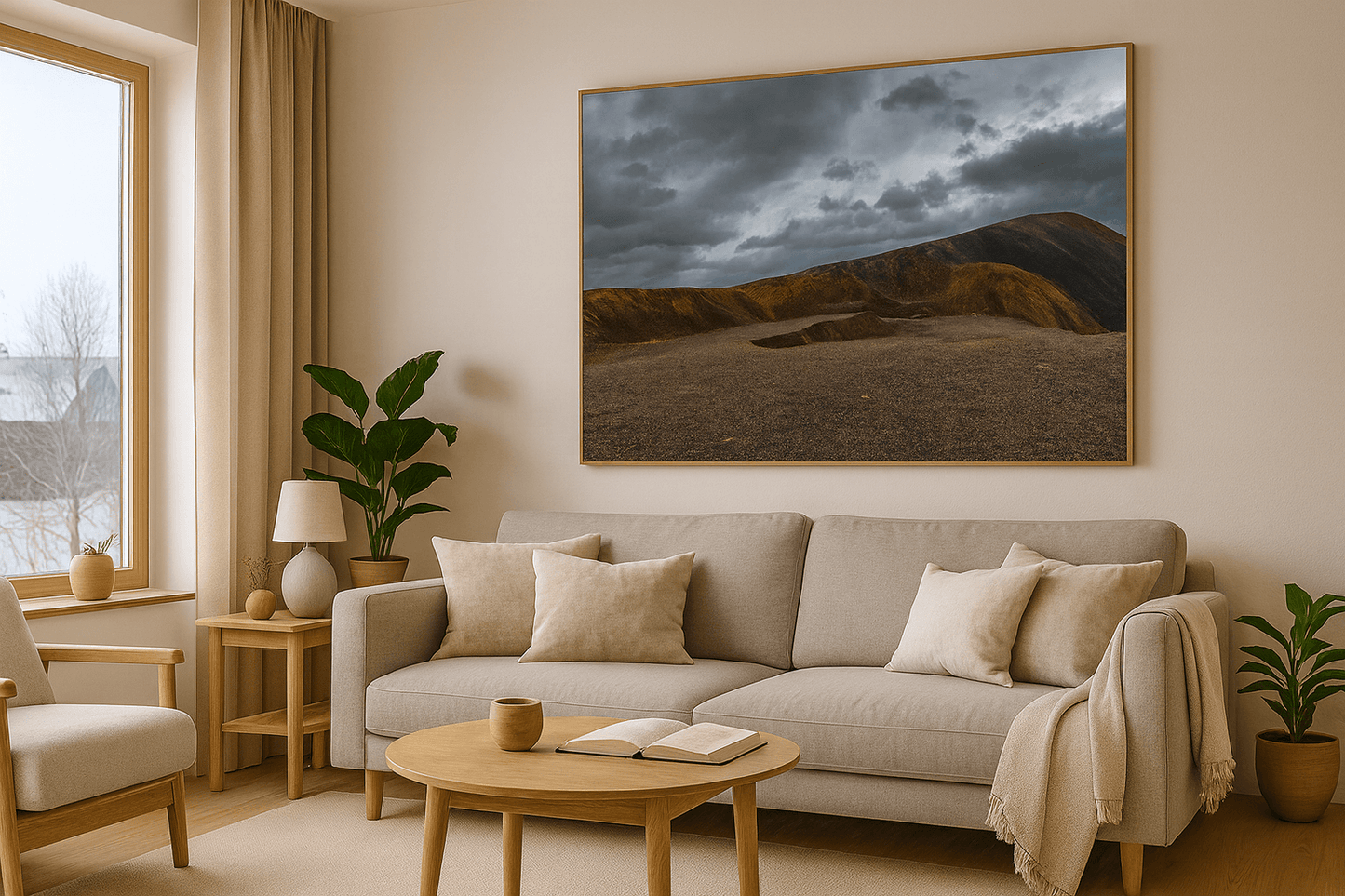 Røros Slagghauger – unikt veggbilde med historie og karakter