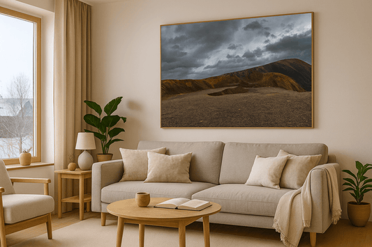 Røros Slagghauger – unikt veggbilde med historie og karakter