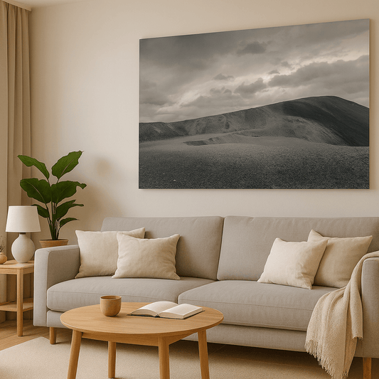 Sort-hvitt landskap – Slagghaugene på Røros