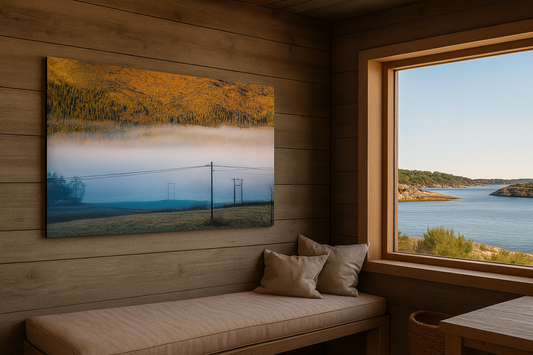 Opplev roen i dette harmoniske oppholdsrommet