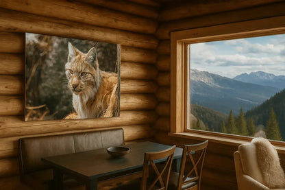 Vill eleganse – gaupe i naturen som kunst i hjemmet
