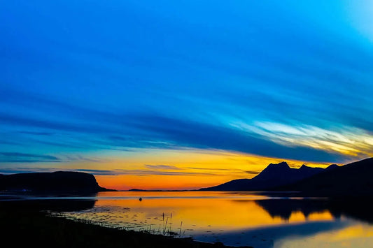 Hugla og Tomma solnedgang