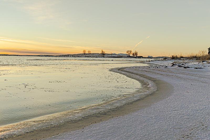 Ice Edge in Evening Light – Herøy, Helgeland