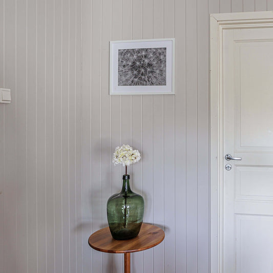 Løvetannens eleganse – Sort-hvitt fotokunst | Fotofryd.no