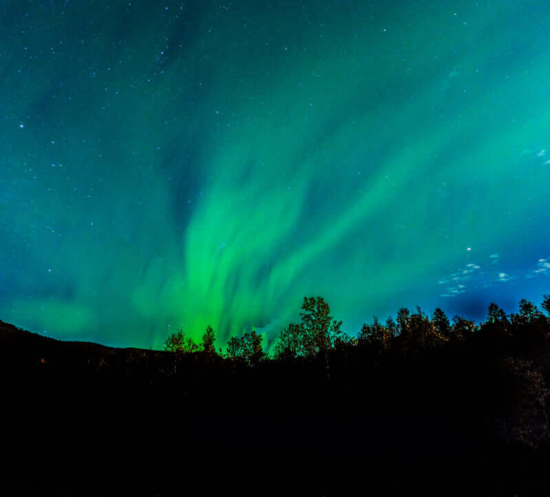 Nordlysmotiv fra Rauvatnet