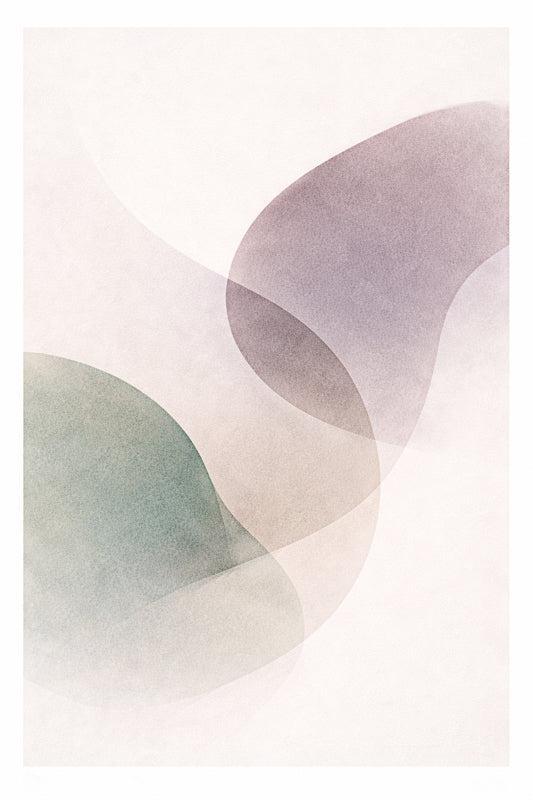 Nordic Silence – Abstract acoustic panel in soft tones 
