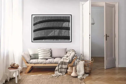 Abstrakt Moderne stueinnredning – nordisk design og minimalistisk stil