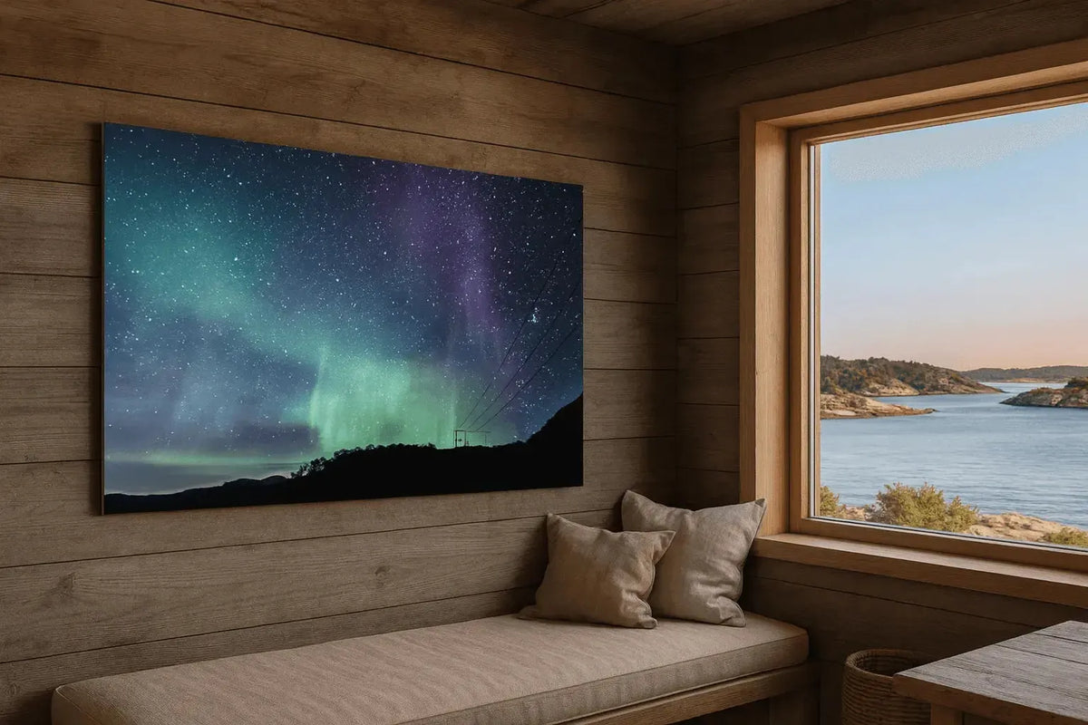 Nordlys på sjonfjellet
