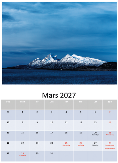Helgeland i bilder- kalender 2027