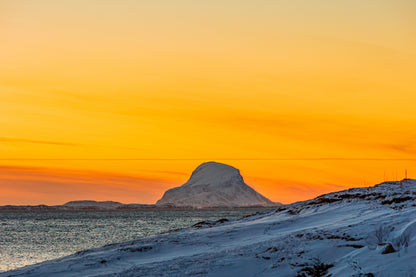 Snødekt Lovund - Fotofryd.no veggbilder