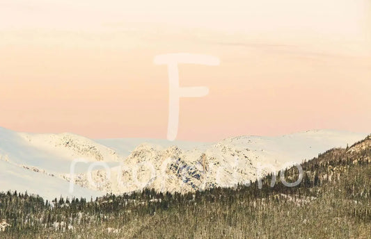 Svartisen over Glomådalen – vinterlandskap fra Røvassdalen