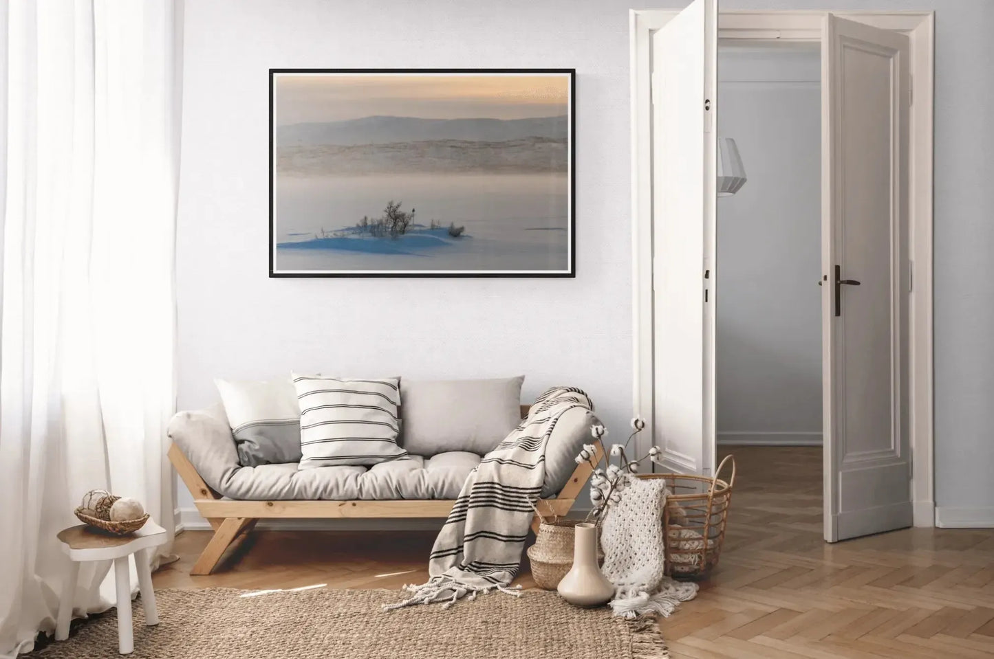 Vinterens stillhet – Nordisk minimalisme-Raudvatnet