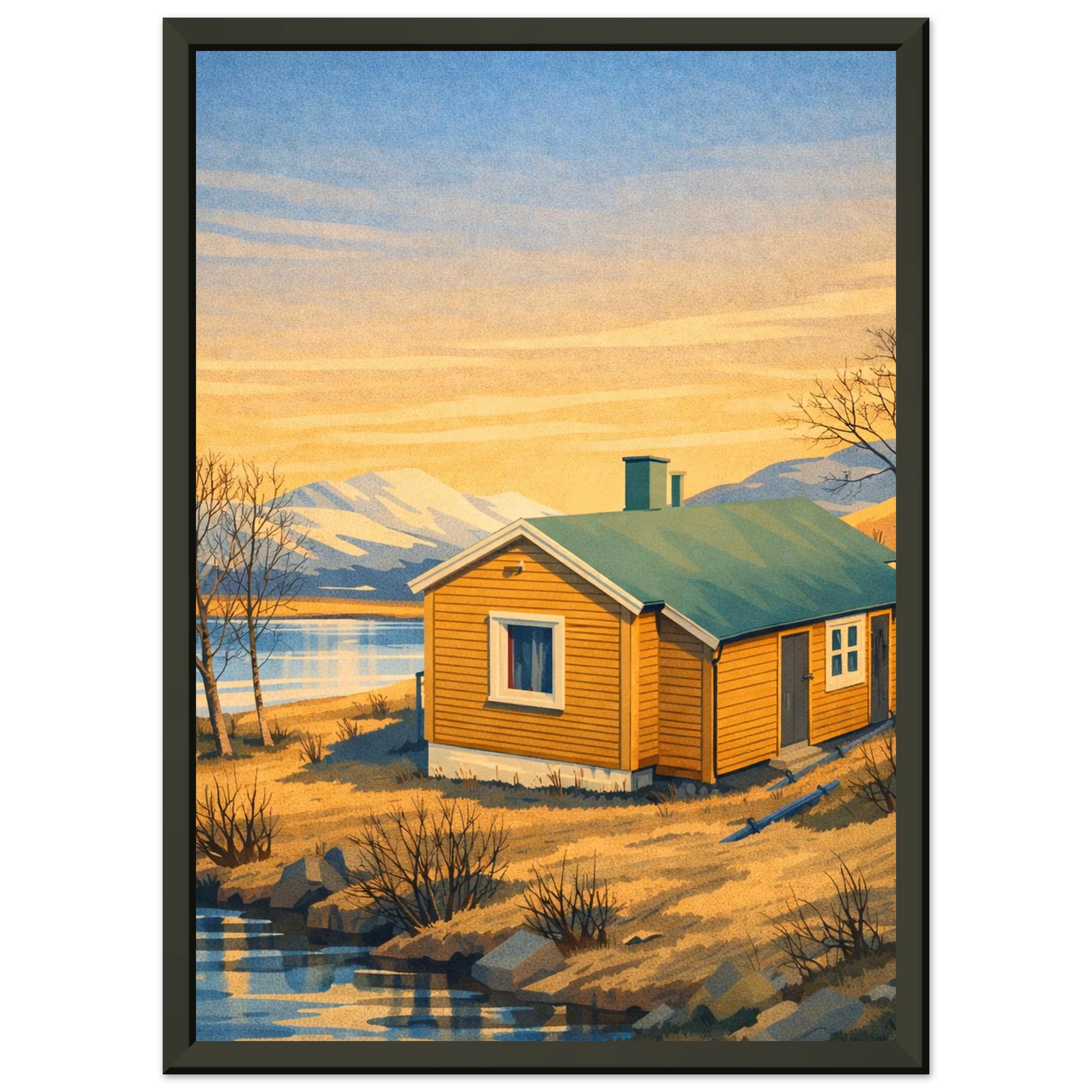 Motivet Helgeland- Huske passer perfekt som veggplakat.