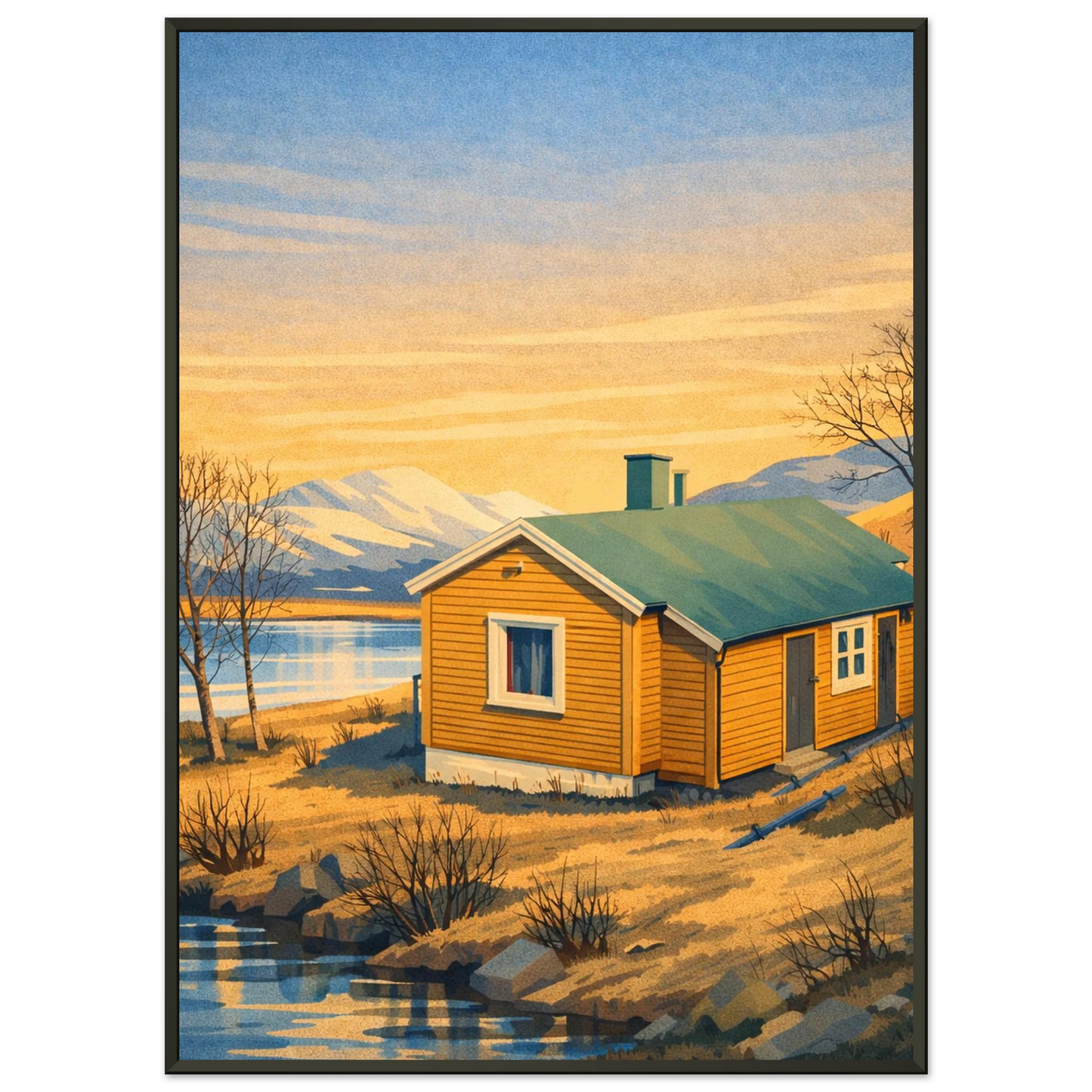 Motivet Helgeland- Huske passer perfekt som veggplakat.