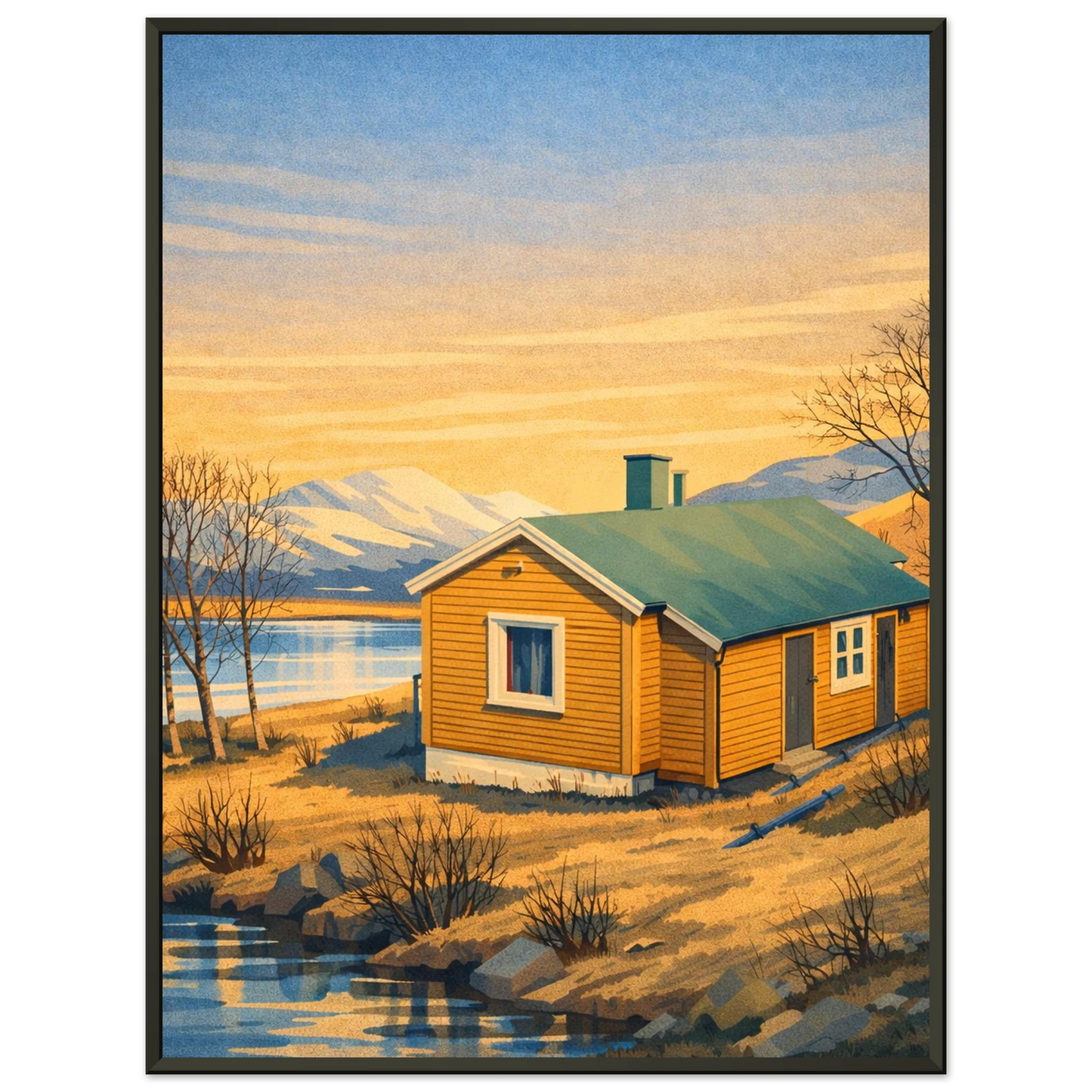 Motivet Helgeland- Huske passer perfekt som veggplakat.