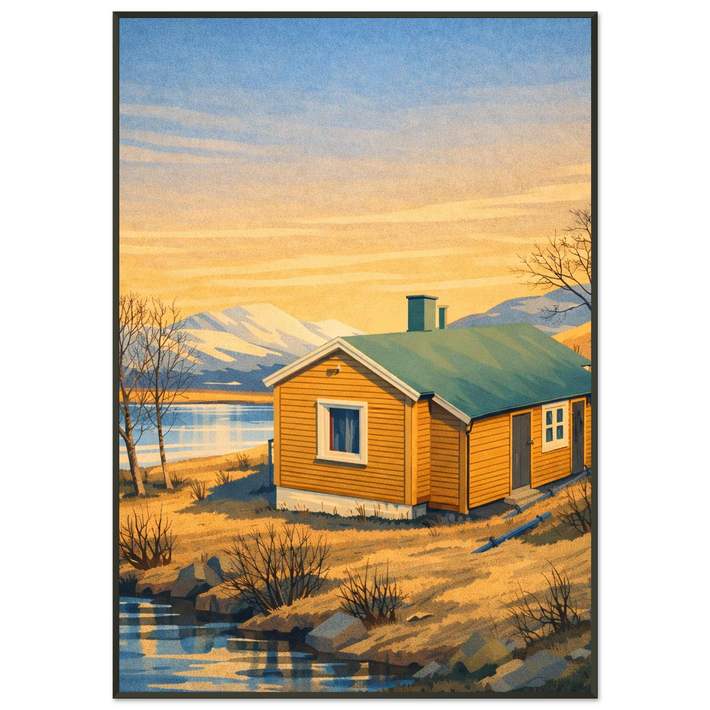 Motivet Helgeland- Huske passer perfekt som veggplakat.